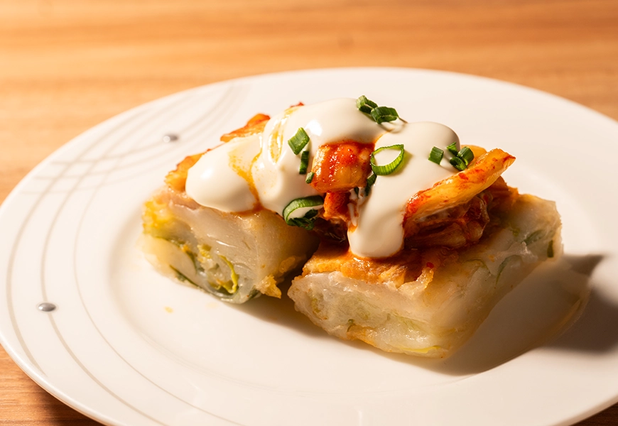 キムチーズチヂミ